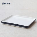 【動画あり】Upgrade アップグレード Retro BC Tableware Plate Large【Blue】 プレート ラージ 浅型 平皿 角皿 レクタングル トレイ 磁器 スタッキング シンプル テーブルウェア 機内食食器 ドイツ DETAILディテール ☆