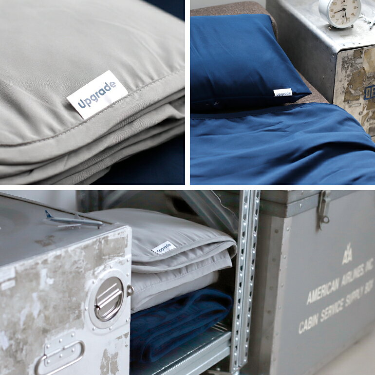 【100円クーポン配布中】Upgrade[アップグレード]BLANKET BC[ブランケット 中綿入り 毛布 膝掛け 羽織 寝具 軽量 保温 防寒 リサイクル素材 大判 120×180cm お家洗濯 航空機内具 ドイツ DETAILディテール]☆ okotico-10037820 CDC general store サンプル画像3