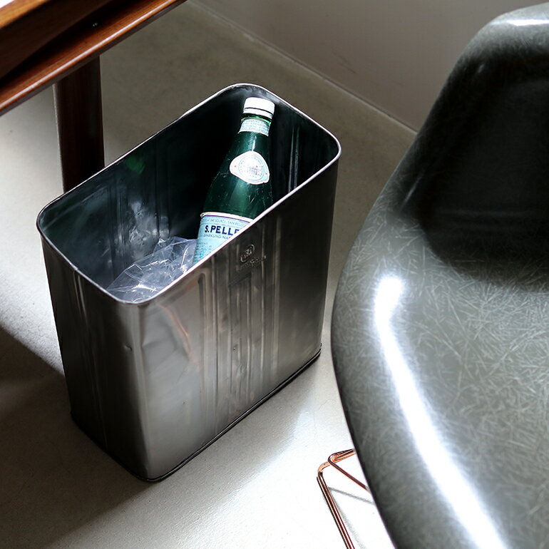 【100円クーポン配布中】PUEBCO[プエブコ]RECYCLE STEEL TRASH CAN Rectangle ゴミ...