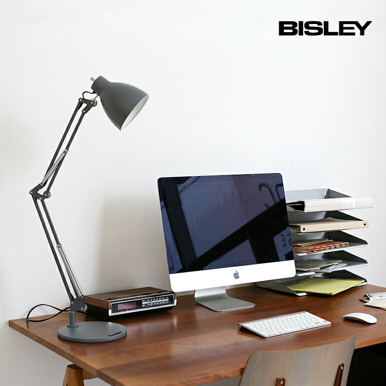 BISLEY ビスレー DESKLAMP グレー デスクランプ 卓上ライト 照明 シンプル ☆