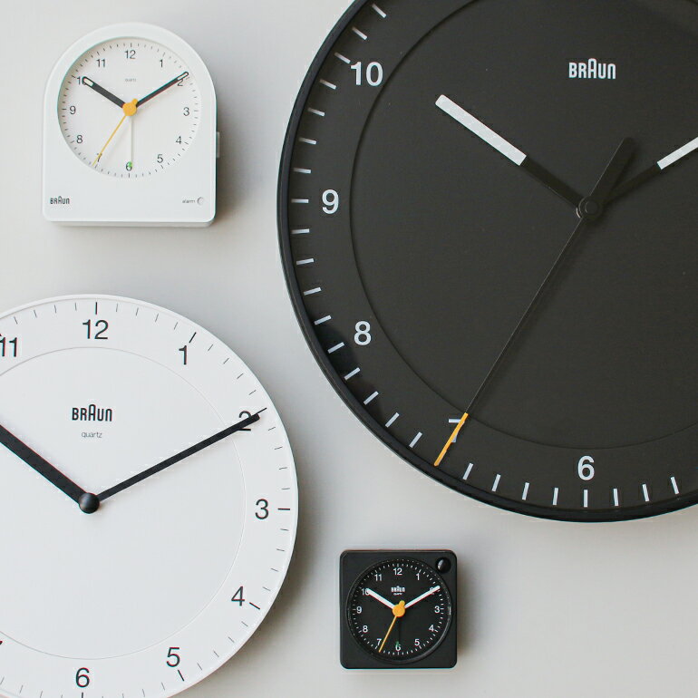 【大感謝祭★P最大47倍】BRAUN[ブラウン] Wall Clock BC17[掛け時計 ウォームクロック アナログ 秒針なし 静か φ30cm おしゃれ シンプル インテリア]☆ 2