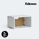 Fellowes フェローズ BANKERS BOX 715ホルダーキューブ 2個1パック ファイルキューブ マンガ コミック 漫画 文庫本 ブラック 2個セット バンカーズボックス 段ボール製 収納 整理 本棚 飾り棚 インテリア ☆