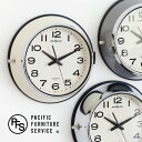 【マラソンP最大47倍】パシフィックファニチャーサービス×セイコー｜ウォールクロック【PACIFIC FURNITURE SERVICE×SEIKO WALL CLOCK】 壁掛け時計 クオーツ時計 掛け時計 電池式 防塵防湿 インテリア シンプル PFS P.F.S. スイープムーブメント 静か ☆