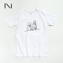 【ワンダフルデーポイント10倍】Noritake ノリタケ T-SHIRT(OLD COUPLE) Tシャツ 半袖 クルーネック 白 おじいさん おばあさん ユニセックス イラストレーター ☆