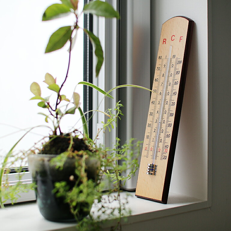 【100円クーポン配布中】TFAAnalogue School Tchulthermometer 12.1007 アナログ スクール サーモメーター[温度計 学校用 アナログ レトロ ビーチウッド ドイツ製]