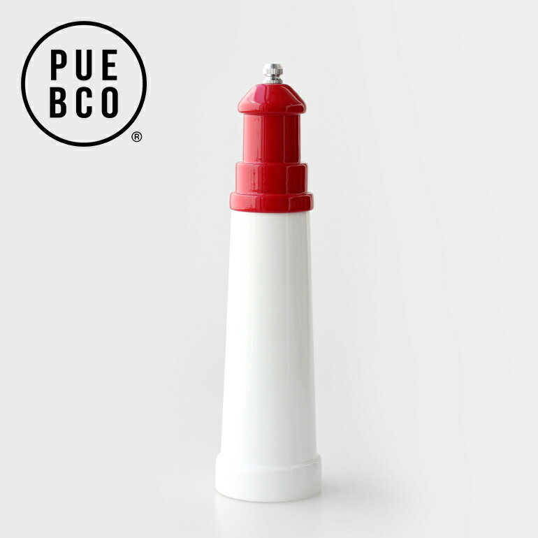 PUEBCOLighthouse Shaped Salt & Pepper Mill / 9”Red☆