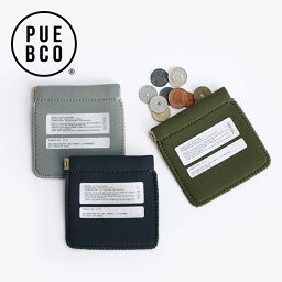 PUEBCO[プエブコ]COIN CARD HOLDER[コインカードホルダー 小銭入れ ミニ財布 小物入れ ツートーン 布製 おしゃれ]☆