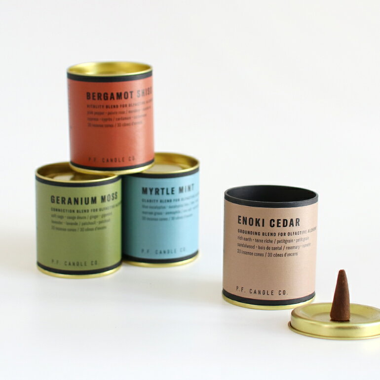 お香のギフト P.F.Candle CO.[ピーエフキャンドル]ALCHEMY LINE Incense Cone[お香 コーンタイプ コーンインセンス 芳香剤 インテリア リラックス リフレッシュ アメリカ]