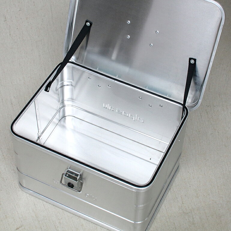 【100円クーポン配布中】 ALPOS[アルポス]ALUMINUM CONTAINER WITH LID (Silver) XS 29L[アルミコンテナ 収納ボックス ストレージ ケース 持ち手付 保管 整理収納 シンプル インテリア ガレージ アウトドア]☆ okotico-10039800 CDC general store サンプル画像3