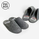 楽天CDC general store【マラソンP最大47倍】PUEBCO[プエブコ]SLIPPER（LIGHT GRAY）[スリッパ ライトグレー シンプル 無骨 22.5-25cm 25-28.5cm]☆