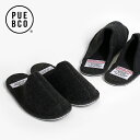 PUEBCO プエブコ SLIPPER(DARK GRAY) スリッパ ダークグレー シンプル 無骨 22.5-25cm 25-28.5cm ☆