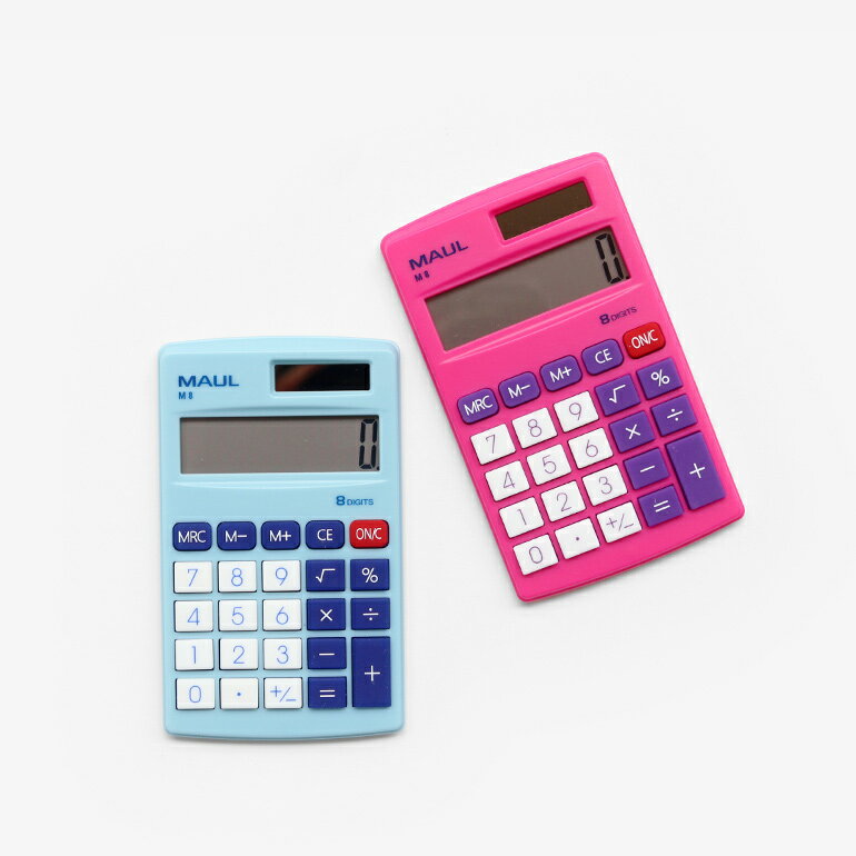 【100円クーポン配布中】MAUL[マウル]カリキュレーター ポケット[電卓 8桁 コンパクト ミニ ドイツ文具]