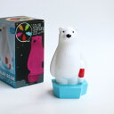 【100円クーポン配布中】カラーチェンジング LEDナイトランプ POLAR BEAR[ナイトライト 間接照明 タイマー付き 電池 ポーラーベア シロクマ 白く...