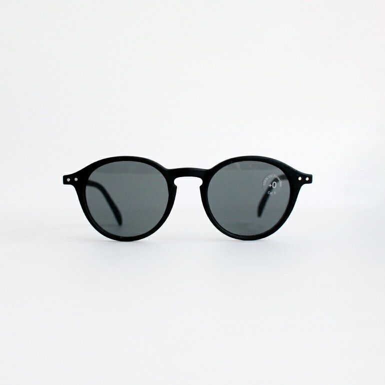 BURBERRY - 【100円クーポン配布中】IZIPIZI [イジピジ]SUN #D　Black[サングラス UV99.9%カット 紫外線カット ブラックフレーム 収納袋 軽い おしゃれ]