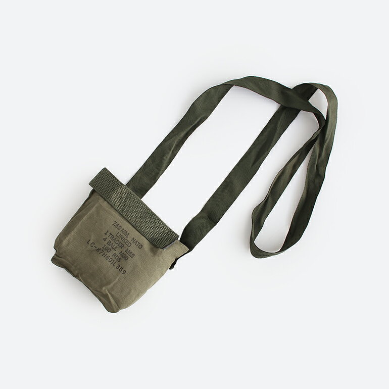 Rakuten - 【マラソンP最大49倍+10&OFF】USED 米軍 G.I. 7.62mm AMMO コットンショルダーポーチ