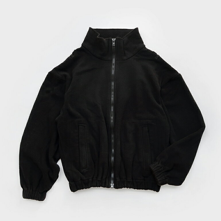 Rakuten - 【100円クーポン配布中】USED オランダ軍 フリースジャケット ブラック[フリース ジャケット アウター ファスナー オリーブ ブラック オランダ軍 軍放出 ミリタリー]