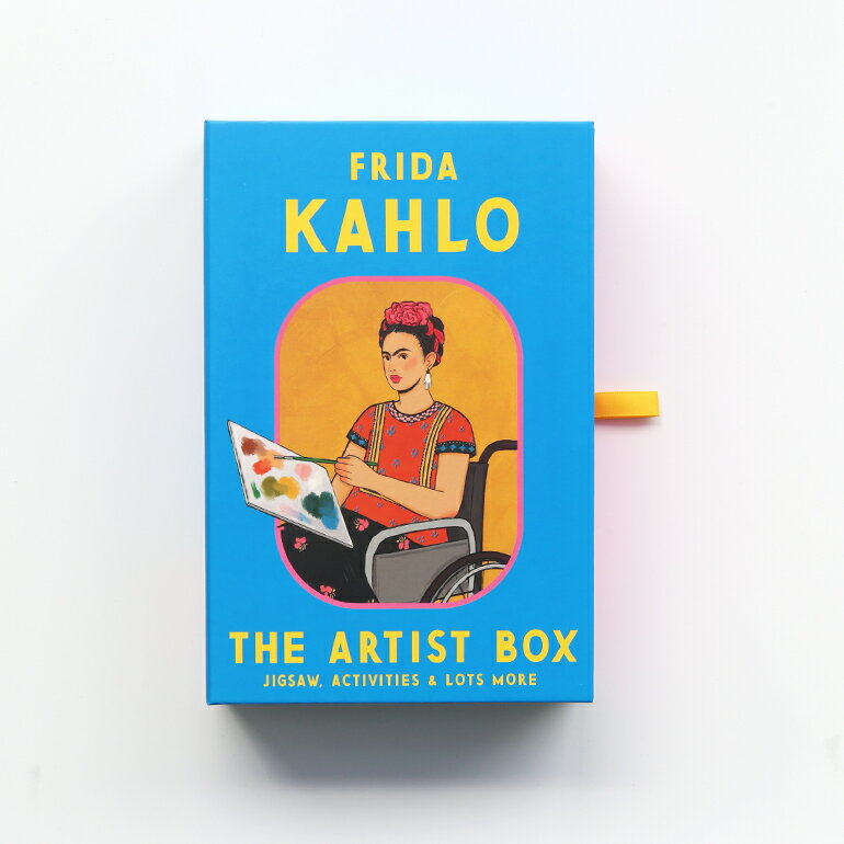 【ブラックフライデー★P最大47倍】THE ARTIST BOX: FRIDA KAHLO by Frida Kahlo[フリーダ パズル ワッペン イラスト ...