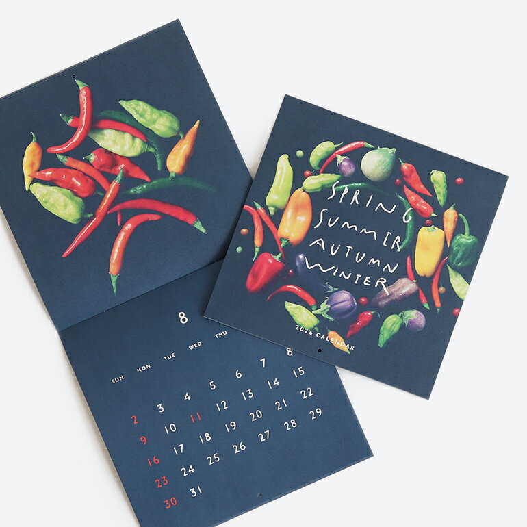 【100円クーポン配布中】S/S/A/W お野菜カレンダー2026[日曜始まり 壁掛け たかはしよしこ 料理好き 写..