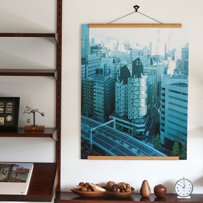 CDC general storeの【100円クーポン配布中】CAPSULE - TAKASHI HOMMA LIMITED EDITION POSTER by Takashi Homma[ポスター カプセルタワービル 建築 アート インテリア ホンマタカシ]｜アングル2