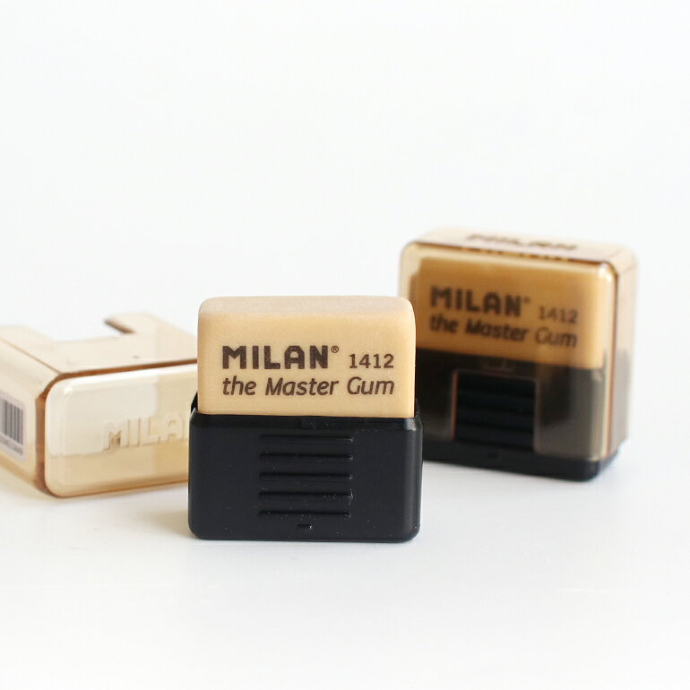 【ワンダフルデー★10%オフ+P10倍】MILAN[ミラン]消しゴム 460[消しゴム デッサン 美術用 四角 ケース付き 文房具 シンプル おしゃれ 海外 ス...
