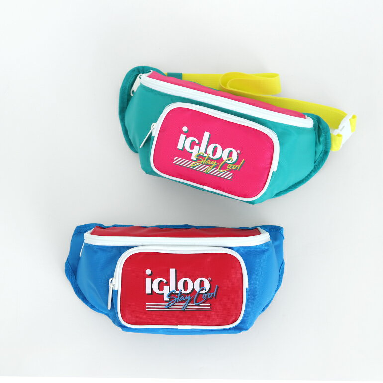 Rakuten - 【100円クーポン配布中】IGLOO[イグルー]RETRO ウェストポーチ【AMERICANA】【JADE】 (クーラーバッグ)