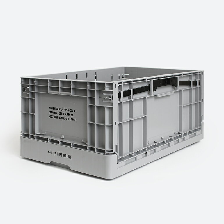 POST GENERALINDUSTRIAL FOLDABLE CRATE インダストリアル フォルダブルクレート