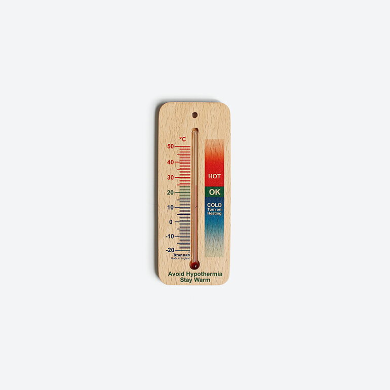 【100円クーポン配布中】DETAIL[ディテール]Brannan Wood Wall Thermometer 150mm Comfort ウッド ウォール サーモメーター 150mm コンフォート