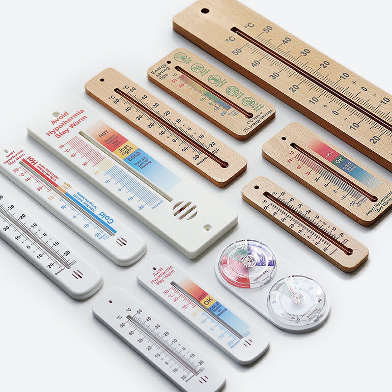 CDC general storeの【100円クーポン配布中】DETAIL[ディテール]Brannan Wood Wall Thermometer 150mm Comfort ウッド ウォール サーモメーター 150mm コンフォート｜アングル2