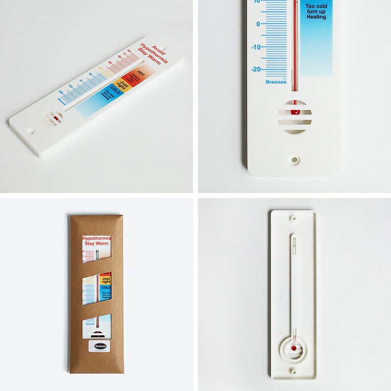 【マラソン★P最大47倍】DETAIL[ディテール]Brannan Plastic Wall Thermometer 255mm Comfort プラスチック ウォール サーモメーター 255mm コンフォート [3]