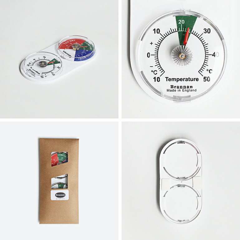 【マラソンP最大49.5倍】DETAIL[ディテール]Brannan Twin Mini Dial Hygro Thermometer ツイン ミニ ダイアル ハイグロ サーモメーター [3]