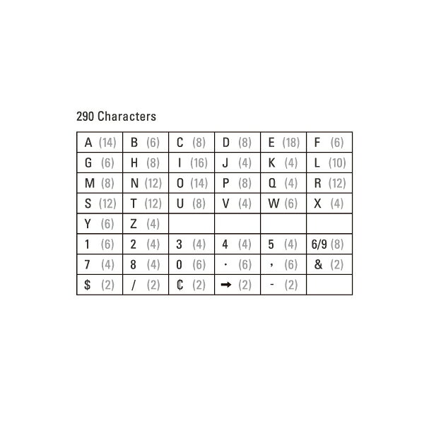 【マラソンP最大49.5倍】DETAIL[ディテール]Letters(L)[文字パーツ 英語 数字 ホワイト レターボード メッセージボード サインプレート 案内板 看板 インテリア ディスプレイ 什器 おしゃれ ボード別売り]☆ [2]