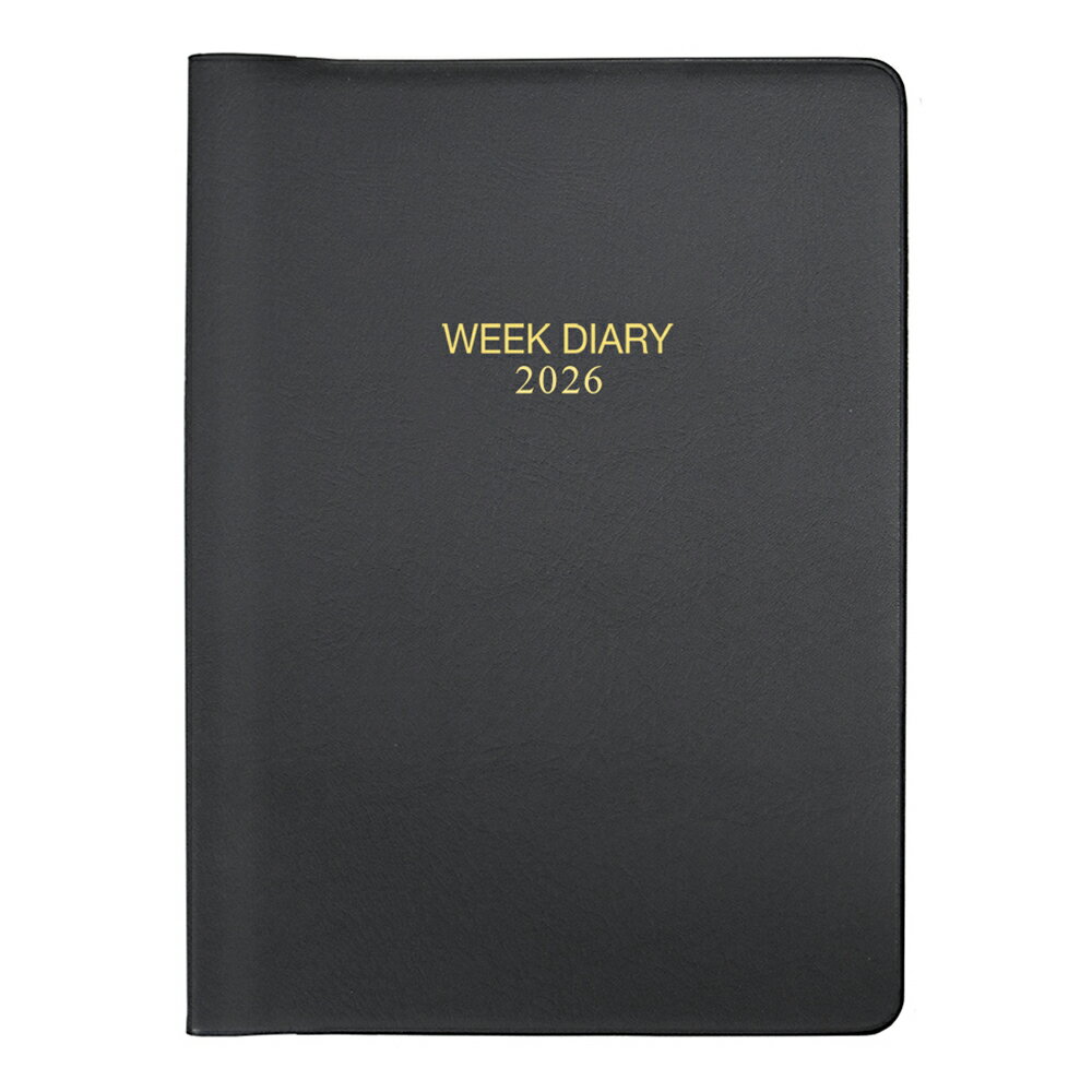 コレクト ウィークダイアリー A5 D-53 見開き1週間タイプ 週間 レフト 2026年 スケジュール 手帳 スケジュール帳 ダイアリー 2026 月曜 始ま...