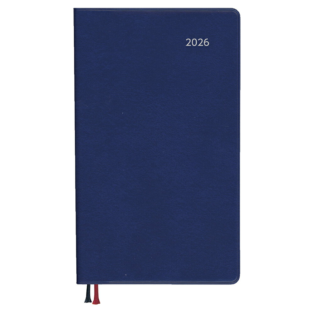 ダイゴー 2026年 アポイント Appoint 文字大 1W+横罫 ネイビー 紺 紺色 E8322 手帳 スケジュール スケジュール帳 ダイアリー 1週間+横...