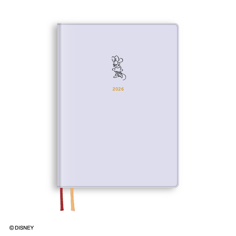 ダイゴー 2026年 ディズニー B6 ウィークリー ミニー パープル E6226 手帳 スケジュール スケジュール帳 ダイアリー 1週間+横罫 ウィークリー ...
