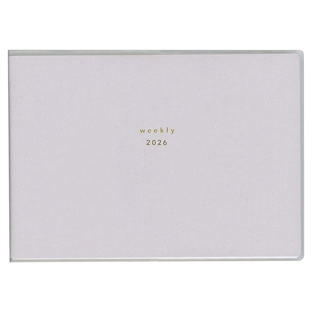 ダイゴー 2026年 isshoni. ノートブック デスク 横型 15インチ グレー E8098 手帳 スケジュール スケジュール帳 ダイアリー 見開き1週間...