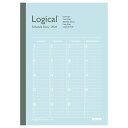 ナカバヤシ ロジカルダイアリー 月間ノートタイプ A A5 ブルー NS-A502-26AB 月間ブロック 2026年 スケジュール 手帳 スケジュール帳 ダイアリー 2026 日曜 始まり