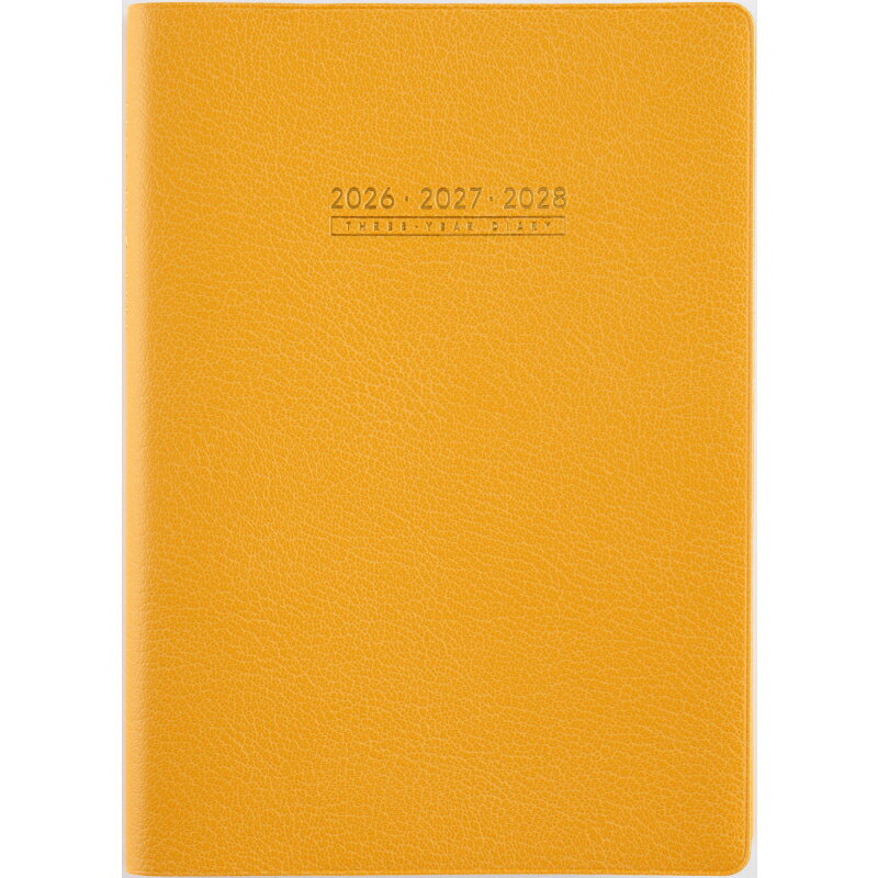 高橋書店 (96) 3年卓上日誌 オレンジ A5 見開き 4日3年分 連用 デイリー 3年連用 2026年 2026 高橋手帳 手帳 スケジュール ダイアリー