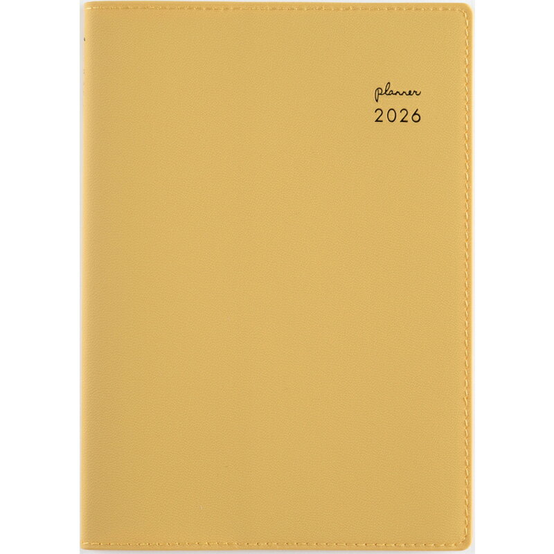 高橋書店 (365) リラクレール5 ターメリック B6 見開き 1か月 マンスリー 月間 月間ブロック 月曜 始まり 2026年 2026 高橋手帳 手帳 ス...