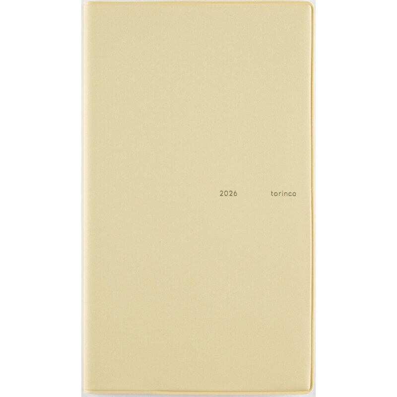 高橋書店 (522) トリンコ torinco3 バターイエロー 手帳判 見開き 1か月 マンスリー 月間 月間ブロック 日曜 始まり 2026年 2026 高...