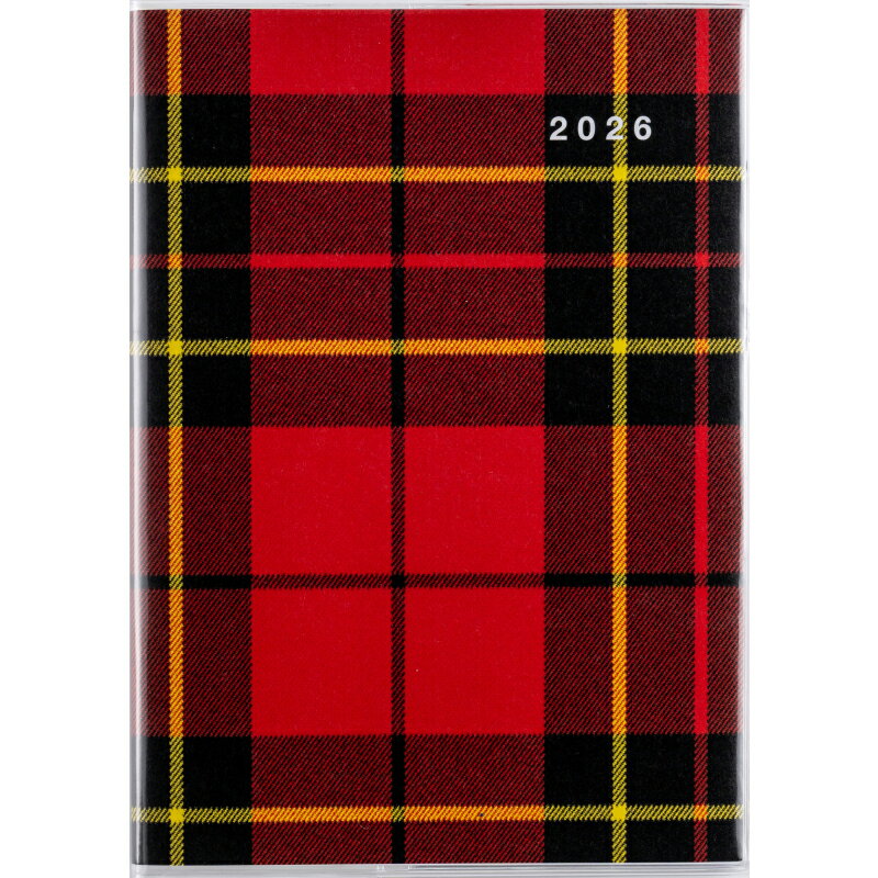 高橋書店 (375) クレールインデックス グラン3 チェック A5 見開き 1か月 マンスリー 月間 月間ブロック 月曜 始まり 2026年 2026 高橋手...