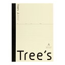 日本ノート UTRAA4C Tree's ツリーズ A4 A罫 40枚 クリーム ノート 学習帳