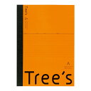日本ノート UTR3AOR Tree's ツリーズ B5 A罫 30枚 オレンジ ノート 学習帳