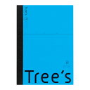 日本ノート UTR3BLB Tree's ツリーズ B5 B罫 30枚 ライトブルー ノート 学習帳