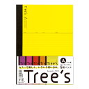 日本ノート UTR3AX5 Tree's ツリーズ B5 A罫 5色パック ノート 学習帳