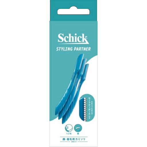 シック Shick 顔・眉毛用カミソリ 3本入 シック Shick 顔・眉毛用カミソリ 3本入