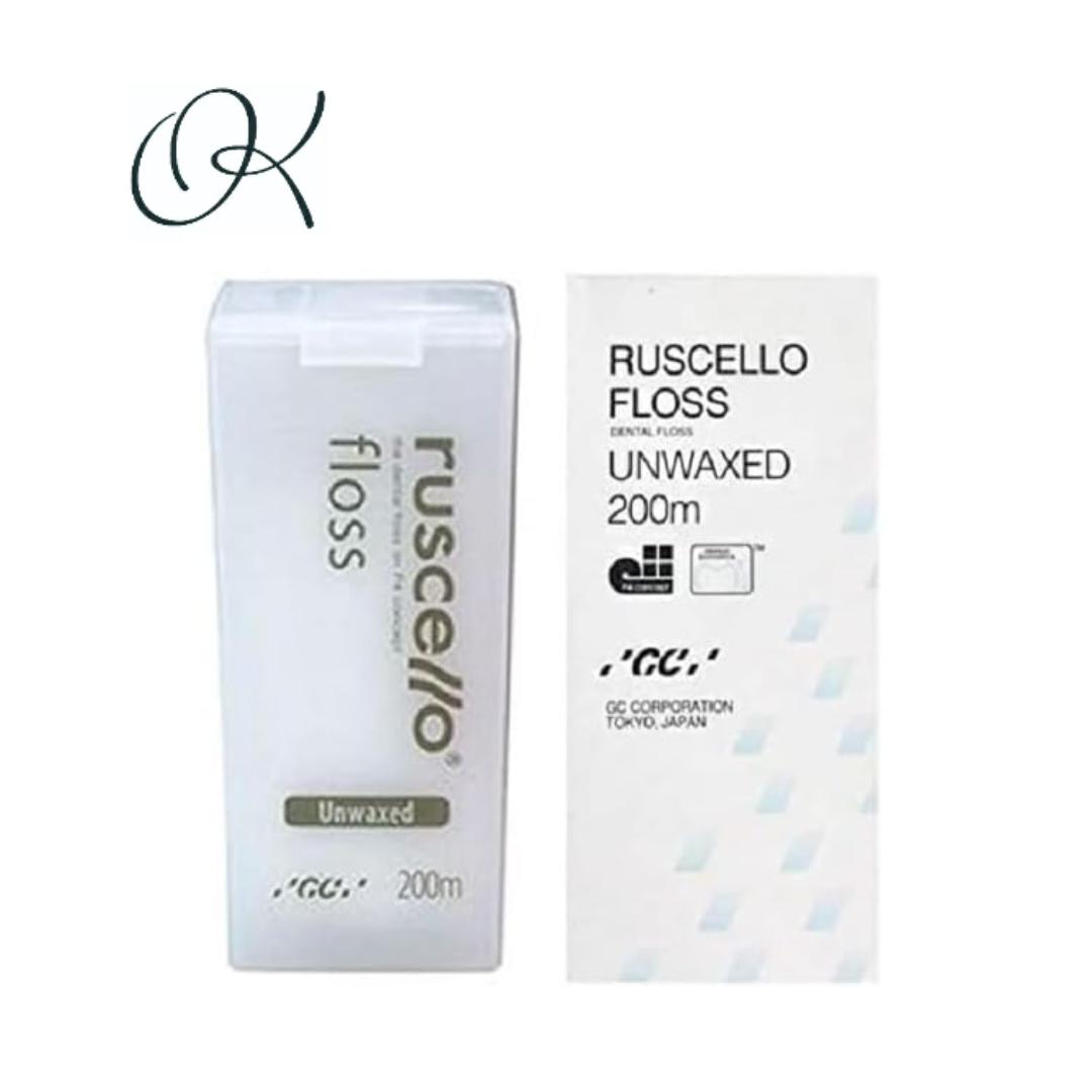 【選べる個数】ルシェロ フロス ワックスなし(200m) 歯科専売 デンタルフロス アンワックス 口腔ケア ホームケア 歯垢除去 虫歯予防 大容量