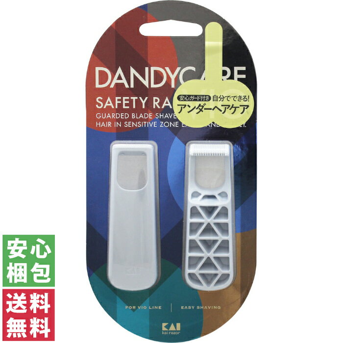 【送料無料 ゆうパケット 】貝印 ダンディケア 2本入 GA0079【KAI DANDYCARE デリケートゾーン用カミソリ デリケートゾーン用シェーバー VIOケア VIO用カミソリ メンズシェーバー 男性用カミソ…