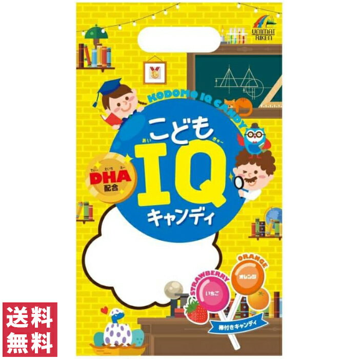 【送料無料(ゆうパケット)】ユニマットリケン こどもIQキャンディ 10本入