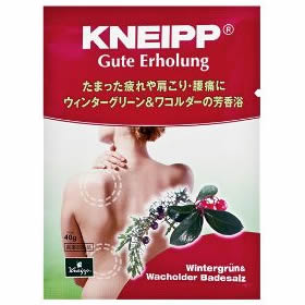 【送料無料（ネコポス）】クナイプ（KNEIPP） グーテエアホールング バスソルトウィンターグリーン＆ワコルダーの香り　＜40g＞【クナイプ　KNEIPP バスソルト 入浴剤】【医薬部外品】