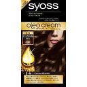 【宅配便】サイオス オレオクリームヘアカラー 5N ココアブラウン【ヘンケルジャパン syoss カラー剤 白髪染め 白髪用ヘアカラー セルフカラー】